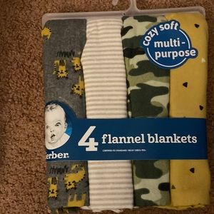 (4) Flannel Blankets in each pack
